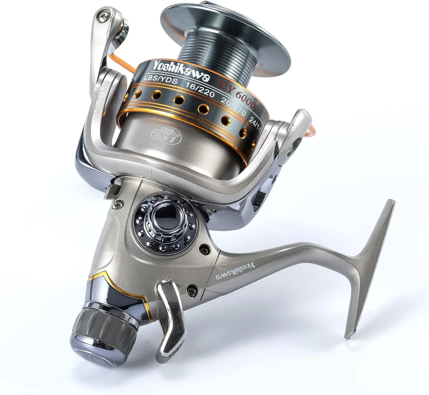 Baitfeeder Spinning Reel Fishing 5.5:1 11 High Power Stainless Ball Bearings 30Lb Drag Right Left Hand Saltwater Freshwater Reversible Front Rear Drag Live Liner 3000-6000
