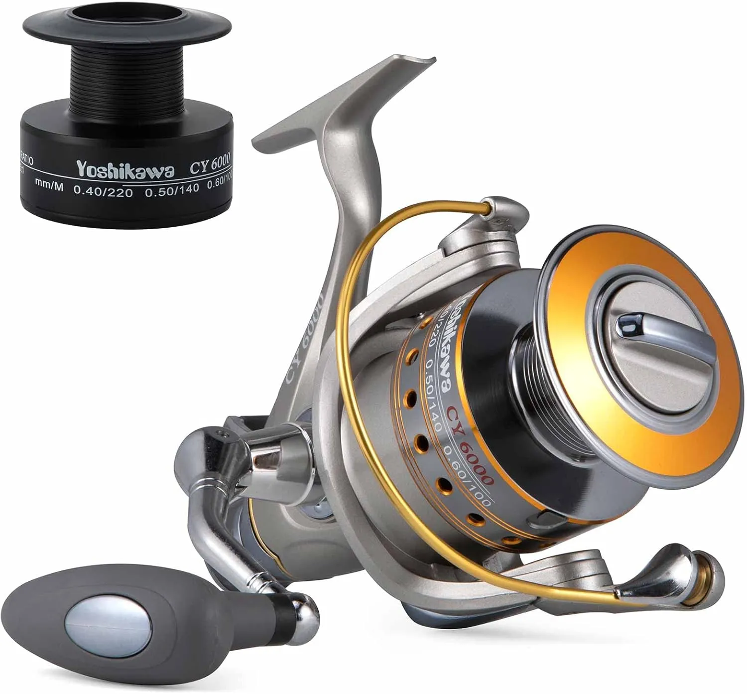 Baitfeeder Spinning Reel Fishing 5.5:1 11 High Power Stainless Ball Bearings 30Lb Drag Right Left Hand Saltwater Freshwater Reversible Front Rear Drag Live Liner 3000-6000