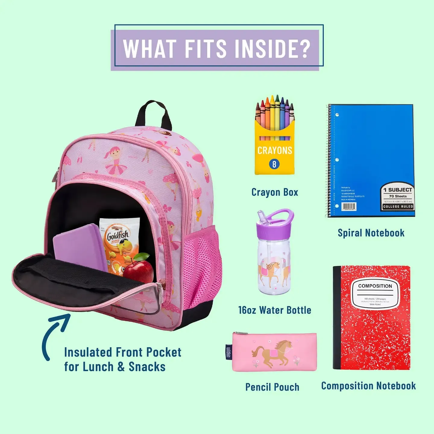 Ballerina Pack & Snack Backpack