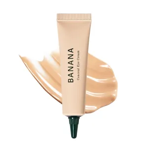 BANANA Conceal Cream, All-in-one 48 HR Hydration Day Eye Cream with Color Correcting with Panthenol, Vitamin C&E, Helps Reduce the Appearance of Fine Lines, Sheer Coverage, 0.52 oz