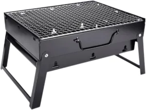 Barbecue Grill BBQ Grill Thickened Campfire Portable Mini Cookware BBQ Stoves Grill for Hiking Backyard Home Use, L
