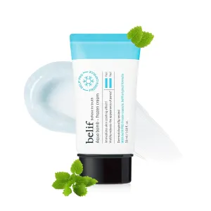 belif Aqua Bomb Frozen Cream – Daily Soothing & Hydrating Moisturizer, Cooling & Depuffing, Niacinamide   Panthenol   Caffeine, Non-comedogenic, Lightweight Cream, Korean Skincare, 1.69 fl oz (50ml)