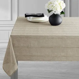 Benson Mills CORI Sheer Lightweight Tablecloth, 60 x 84 in, Linen