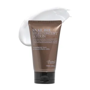 BENTON Snail Bee High Content Lotion 120ml (4.05 fl oz.) - Snail Mucin Moisturizer With Bee Venom | Hydrating Korean Skin Care Facial Moisturizer For Dry Skin & Combination skin