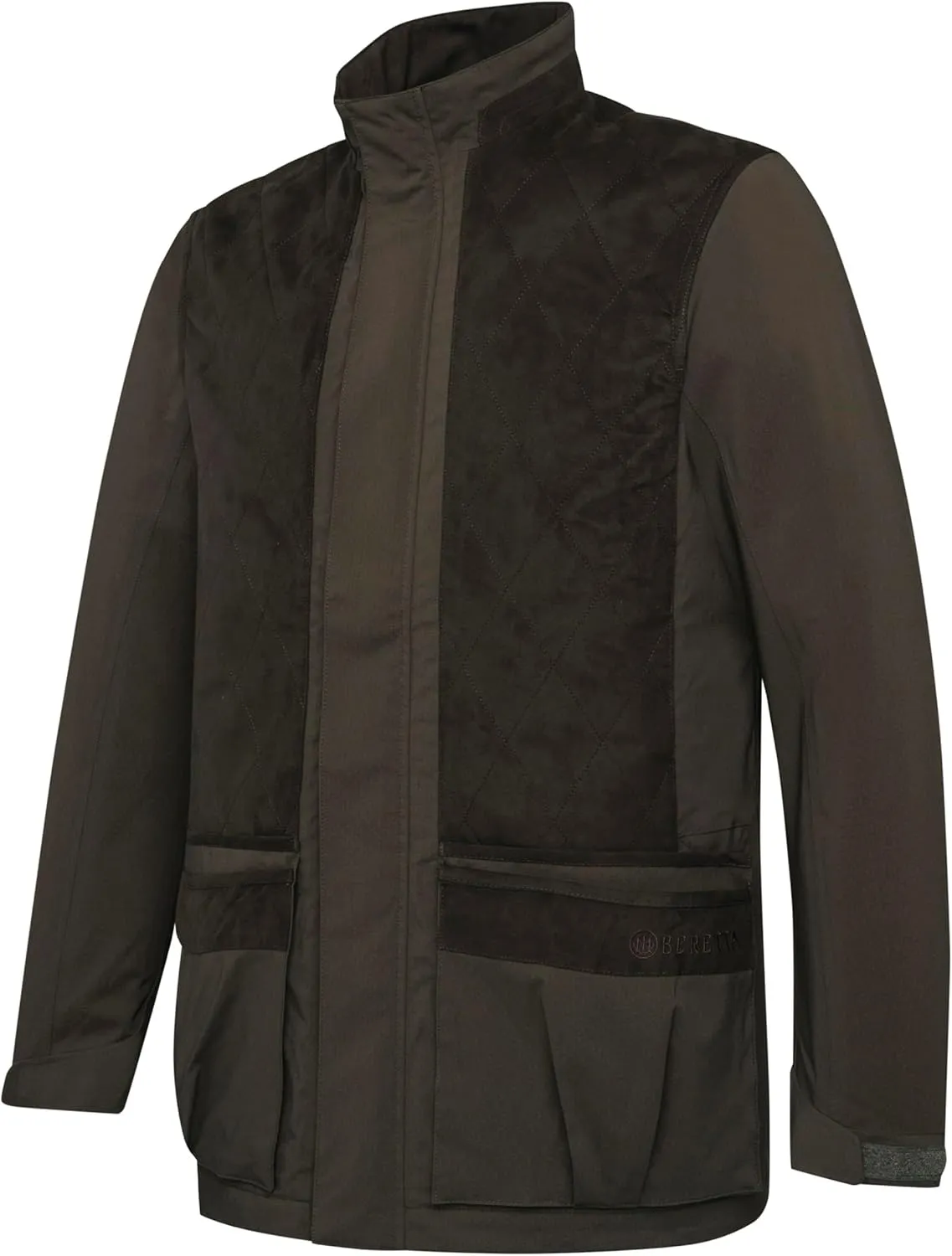 Beretta Men's Teal Sporting Waterproof Breathable EVO Shooting Jacket | Microsuede Shooting Patch with Laser-Cut Details