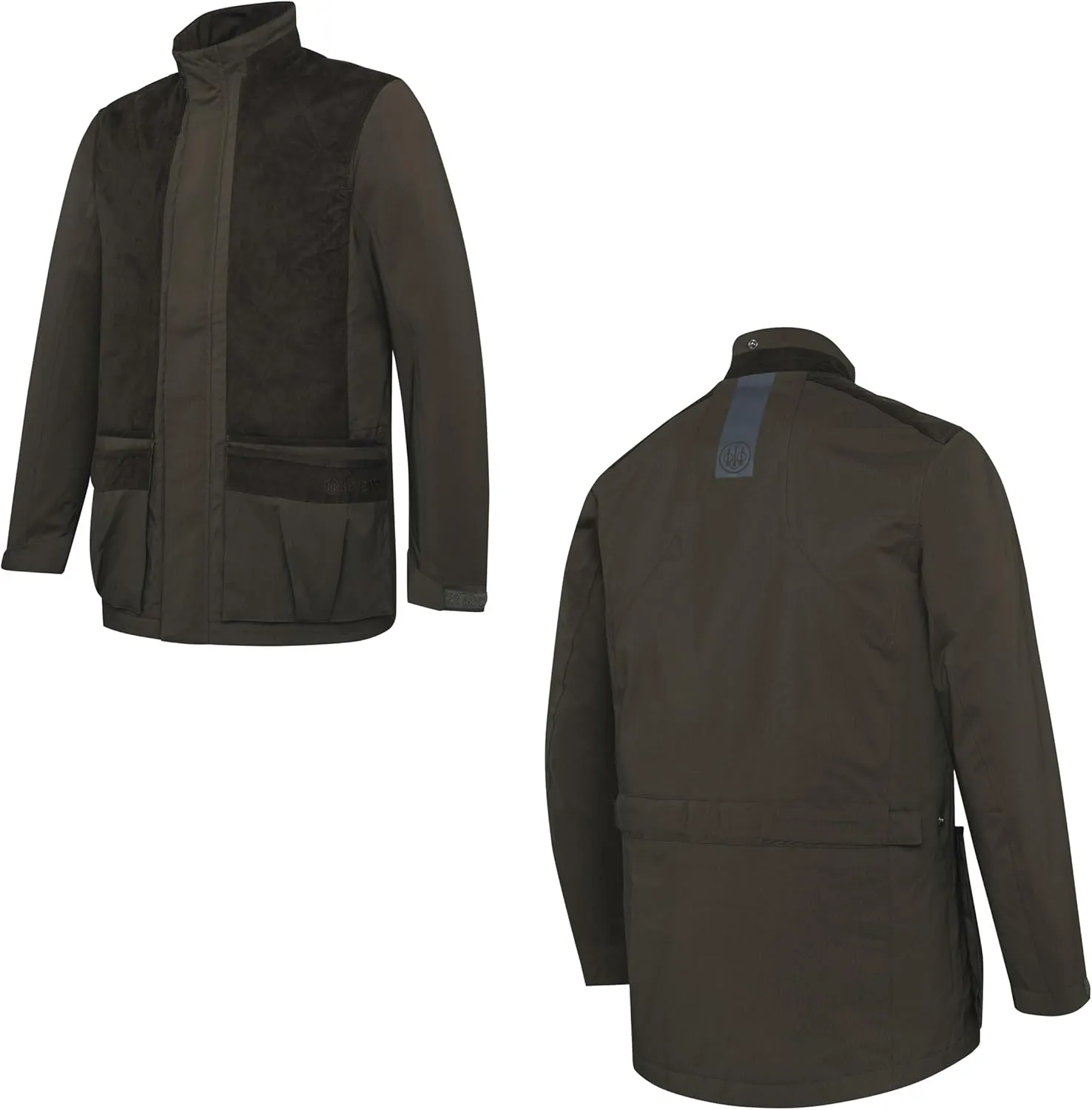 Beretta Men's Teal Sporting Waterproof Breathable EVO Shooting Jacket | Microsuede Shooting Patch with Laser-Cut Details