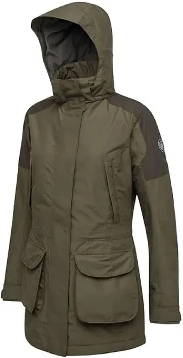 Beretta Women's Tri-Active EVO Jacket - Regular Fit, Waterproof Breathable EVO Membrane, Handwarmer Pockets, Removable Hood