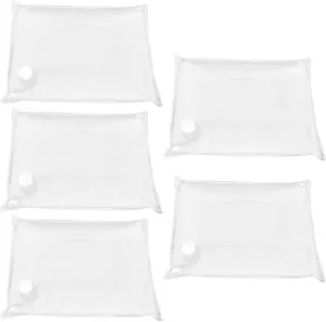 BESPORTBLE 5pcs Emergency Water Bag Portable Water Storage Containers Leakproof Screw Lid for Camping
