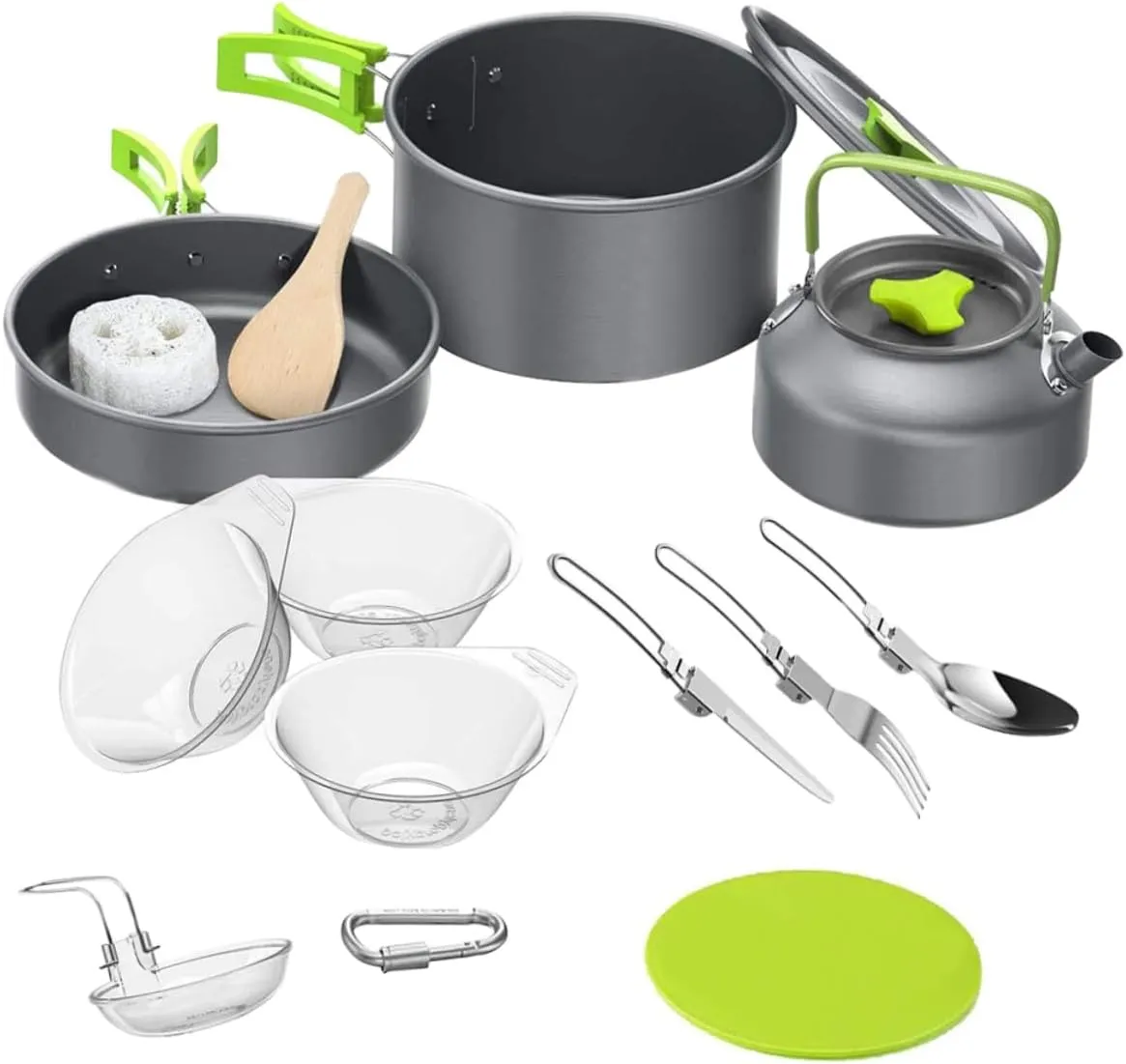 BESPORTBLE Camping Cooking Utensils Lightweight Camping Cookware Kit Pans for Cooking Boiling Water Hiking