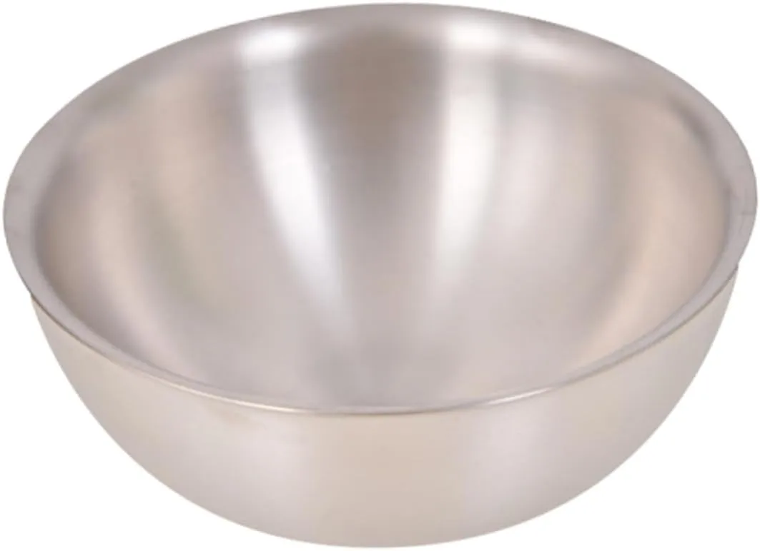 BESPORTBLE Double Bowl Portable Titanium Outdoor Camping Picnic Tableware Lightweight Safe for Water Soup