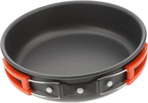 BESTonZON Non-Stick Portable Frying Pan Flat Pan Camping Kitchen Accessories Camping Cookware