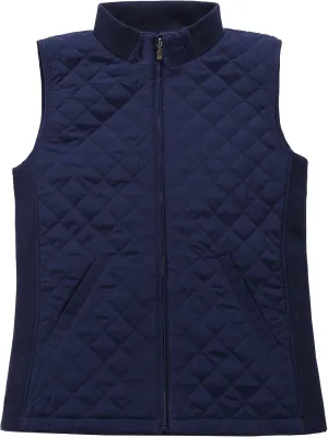Bienzoe Women Quilted Casual Vest: Lightweight Packable Sleeveless Jacket