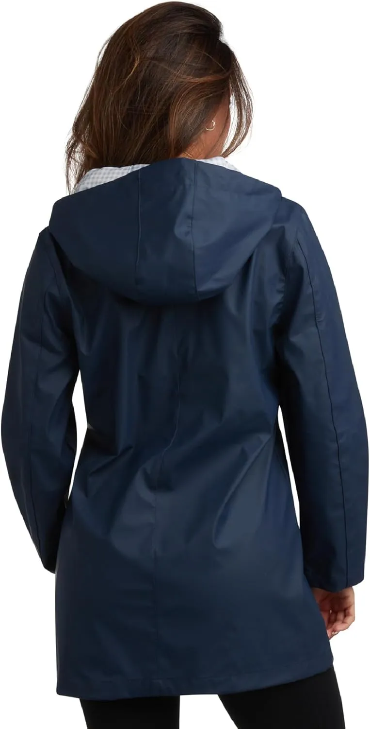 Big Chill Womens Rain Coat - Lightweight Water Resistant Womens Rain Jacket with Hood - Windbreaker Anorak Jackets for Women