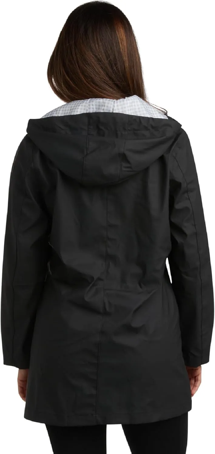 Big Chill Womens Rain Coat - Lightweight Water Resistant Womens Rain Jacket with Hood - Windbreaker Anorak Jackets for Women