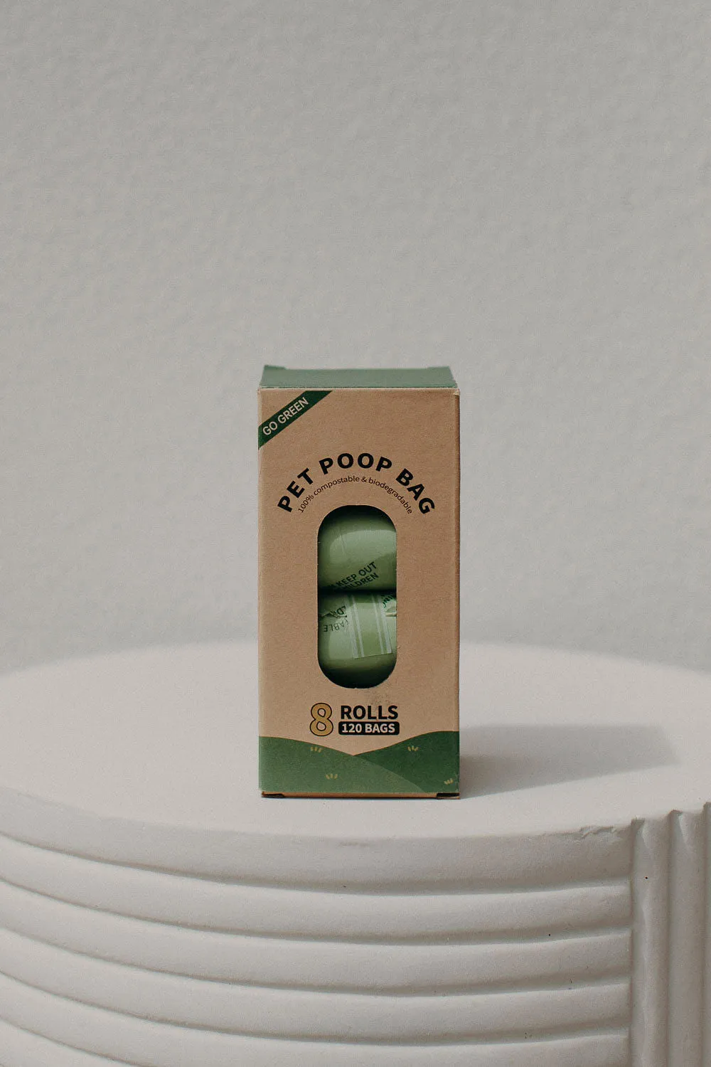 Biodegradable Poop Bags – 120 Bags (8 Rolls)