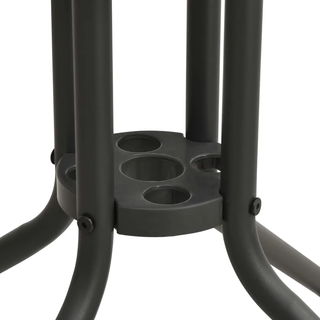 Bistro Table Anthracite Ø31.5"x28" Steel