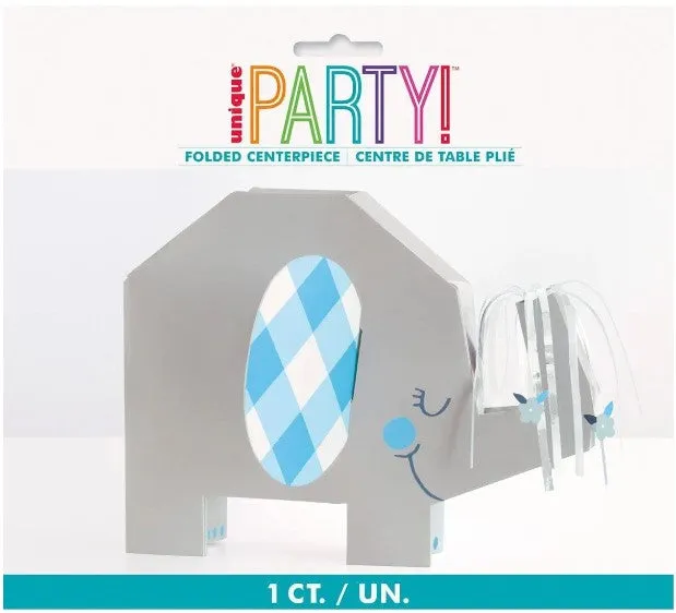 Blue Elephant Centerpiece Decoration