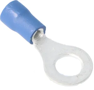 Blue Pre Insulated Crimp Ring Terminals 6mm 50pcs