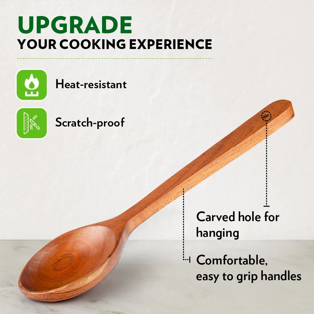 Borosil Wooden Spoons Set of 3