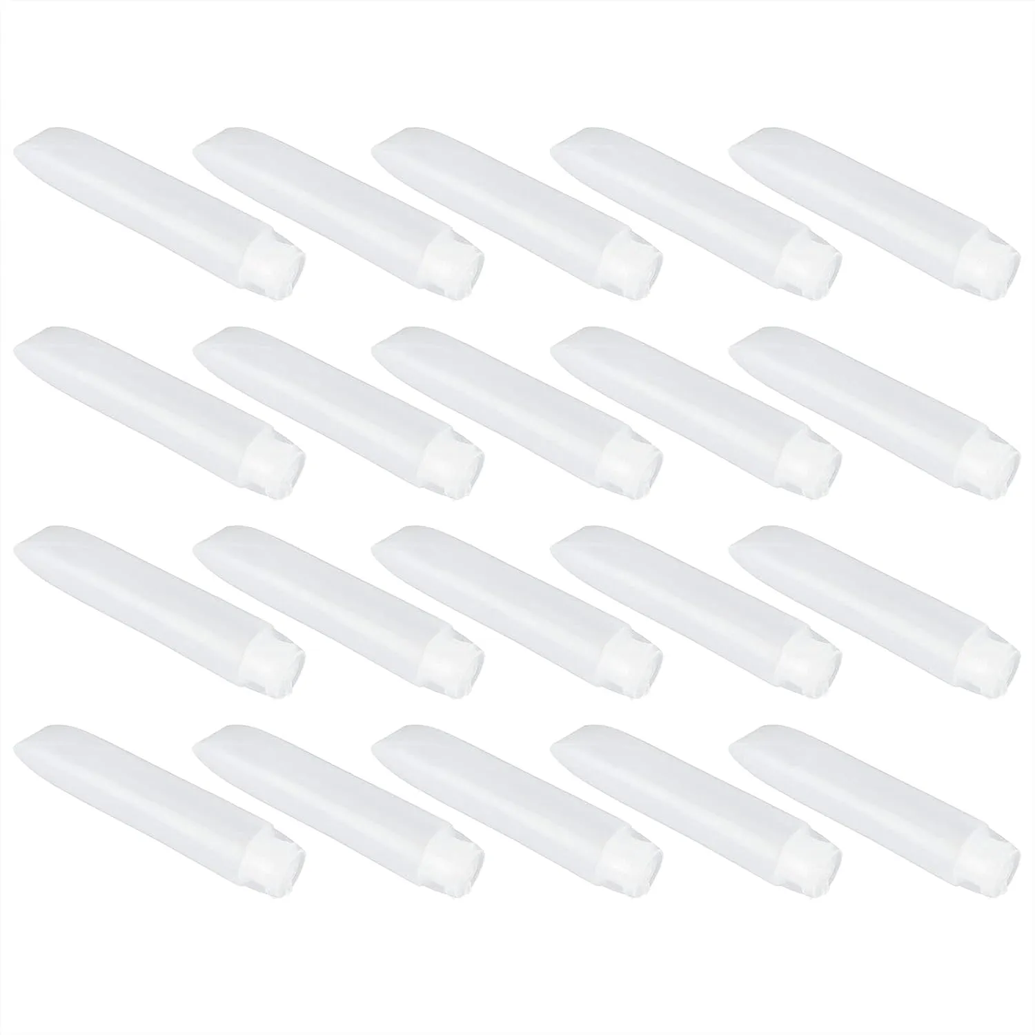 Bottles with Caps, Empty Lip Gloss Tubes with Non Slip Bottom Bottle 20Pcs Empty Cosmetic Tube Leakproof Refillable Refillable Lip Balm Squeeze Tube for Filling Creams, Lotions,