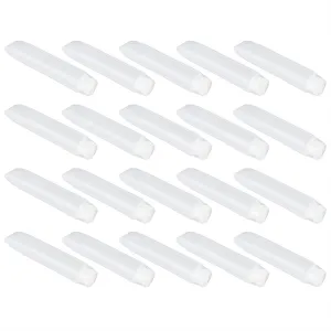 Bottles with Caps, Empty Lip Gloss Tubes with Non Slip Bottom Bottle 20Pcs Empty Cosmetic Tube Leakproof Refillable Refillable Lip Balm Squeeze Tube for Filling Creams, Lotions,