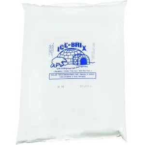 Boxes Fast BFIB48BPD Ice-Brix Cold Gel Pack, 10 1/4" x 8" x 1 1/2", 48oz. Reusable, Food Safe, White (Pack of 6)