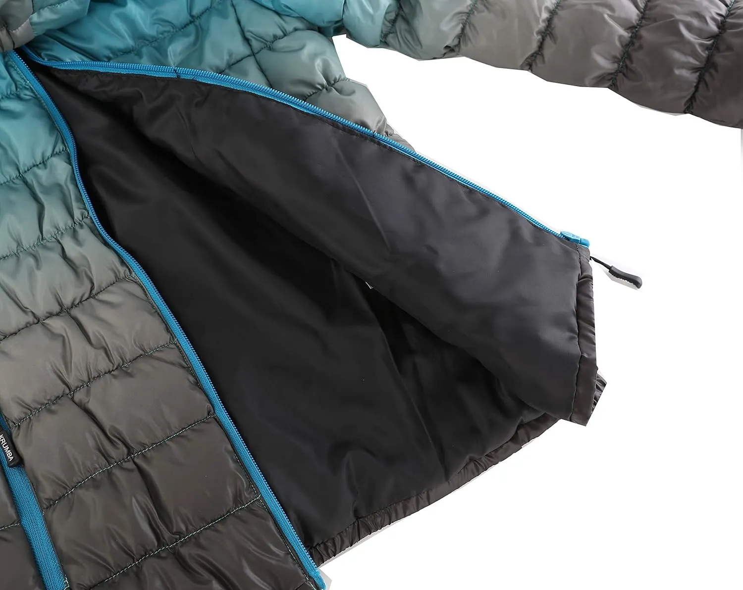 Boys Lightweight Puffer Jacket: Kids Waterproof Packable Outerwear Coat