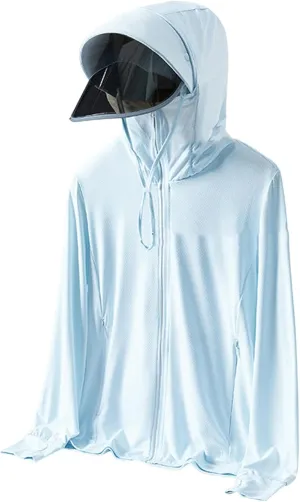 Breathable Thumbhole Women's Long Sleeve Hooded Jacket with Pockets UPF 50  Sun Protection Solid Color Performance