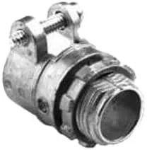 Bridgeport 412-DC2 1-1/4-Inch Flexible Metal Conduit Squeeze Connector, 10-Pack