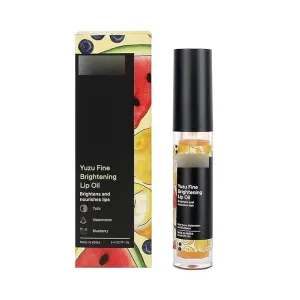 Brightening Korean Lip Oil with Yuzu Vitamin C| Reduces Lip Pigmentation & Lightens Dark Lips| Non-Sticky, Non-Greasy & Lightweight| Made in Korea (5ml)