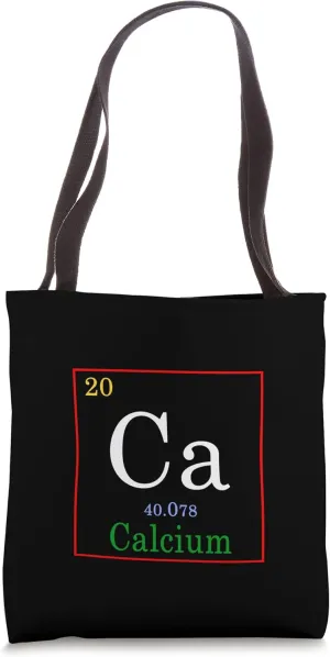 Calcium Element Periodic Table Chemistry Tote Bag