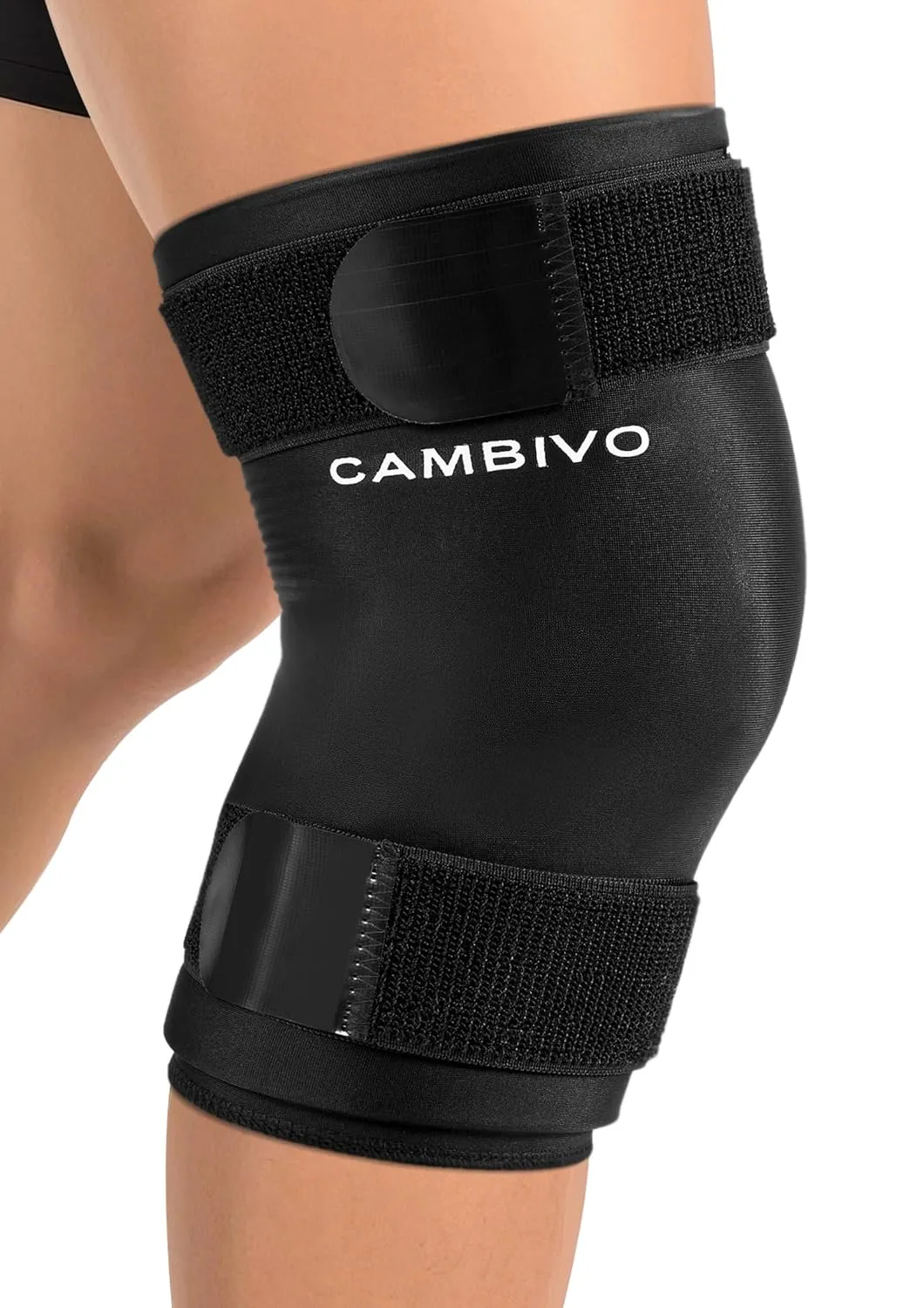 Cambivo Reusable Ice Pack Sleeve for Elbow – Hot & Cold Therapy Compression Brace for Tendonitis, Tennis Elbow, Bursitis, Arthritis, Arm & Calf Injuries, Pain Relief, Workout Recovery