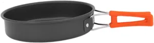Camping Frying Pan Cookware Versatile Egg Omelette Pan Easy Clean Round Cooking Pot Skillet for Outdoor Backpacking Travel, M