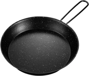 Camping Frying Pan Tableware Barbecue Plate with Foldable Handle Cookware Nonstick Wok Pan for Home Kitchen Outdoor Cooking, 20cm