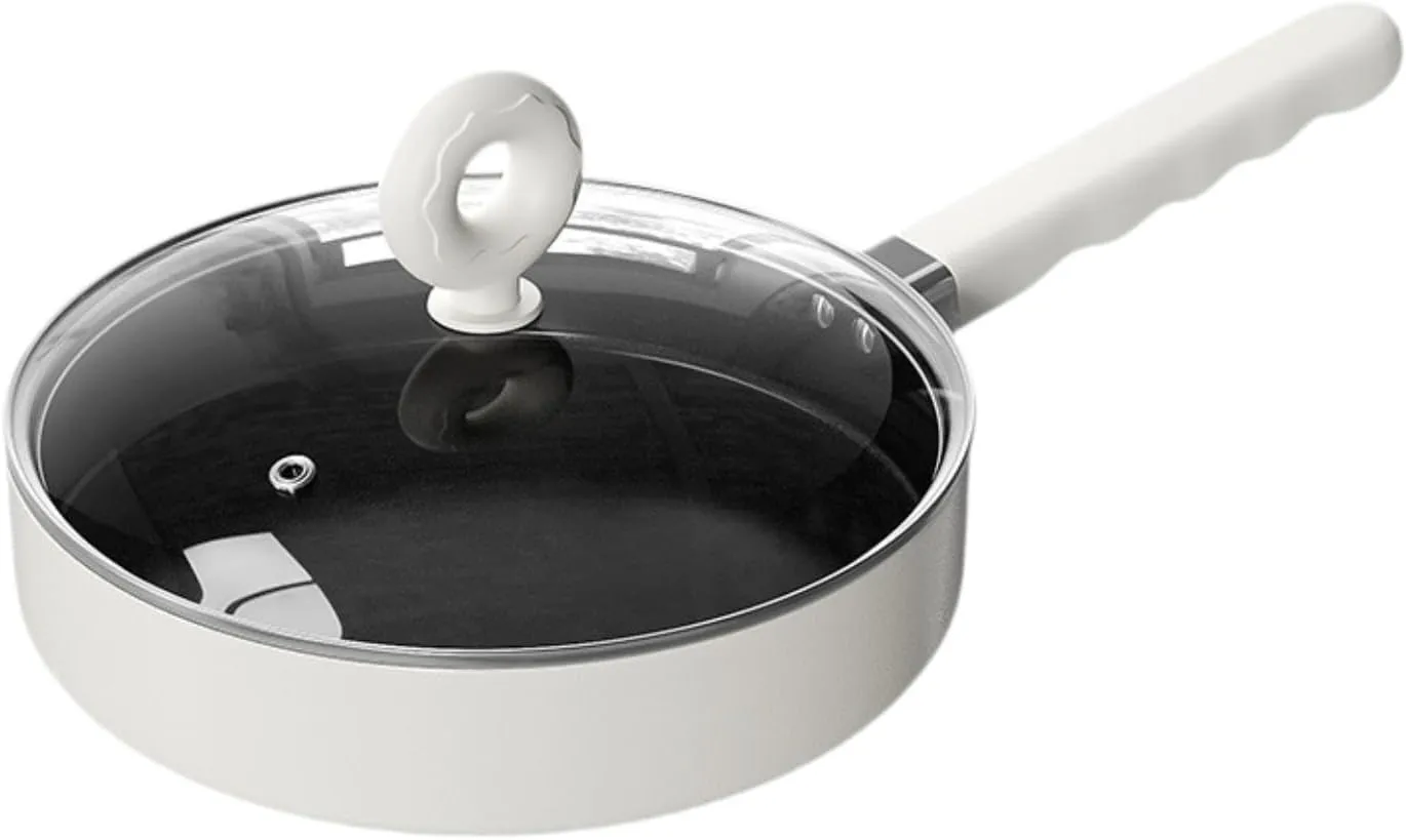 Camping Frying Pan with Lid Non Stick Lightweight Gift Cookware Flat Griddle Pan for Cooking Indoor Picnic Outdoor Activities