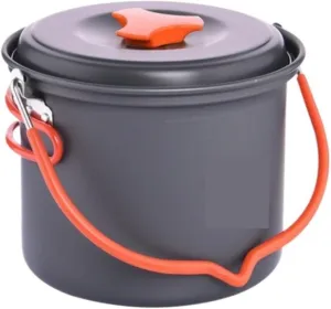 Camping Kitchen Utensil Camping Hanging Pot Portable Outdoor Cooker Picnic Picnic Hiking Camping Pot for Outdoor Cooking