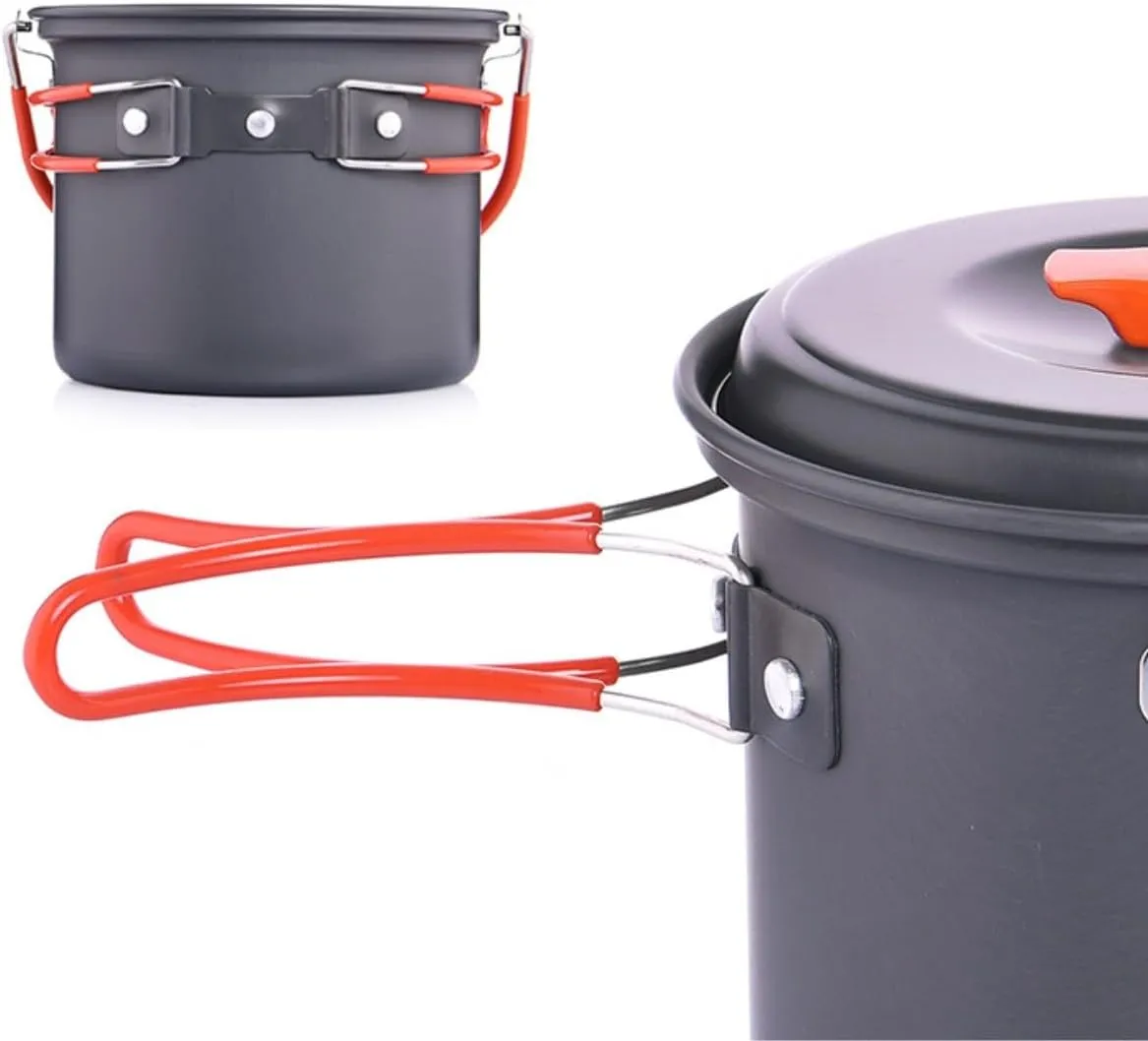 Camping Kitchen Utensil Camping Hanging Pot Portable Outdoor Cooker Picnic Picnic Hiking Camping Pot for Outdoor Cooking
