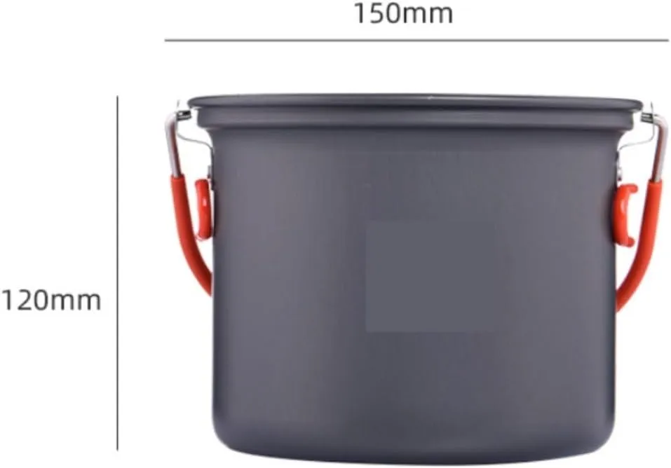 Camping Kitchen Utensil Camping Hanging Pot Portable Outdoor Cooker Picnic Picnic Hiking Camping Pot for Outdoor Cooking
