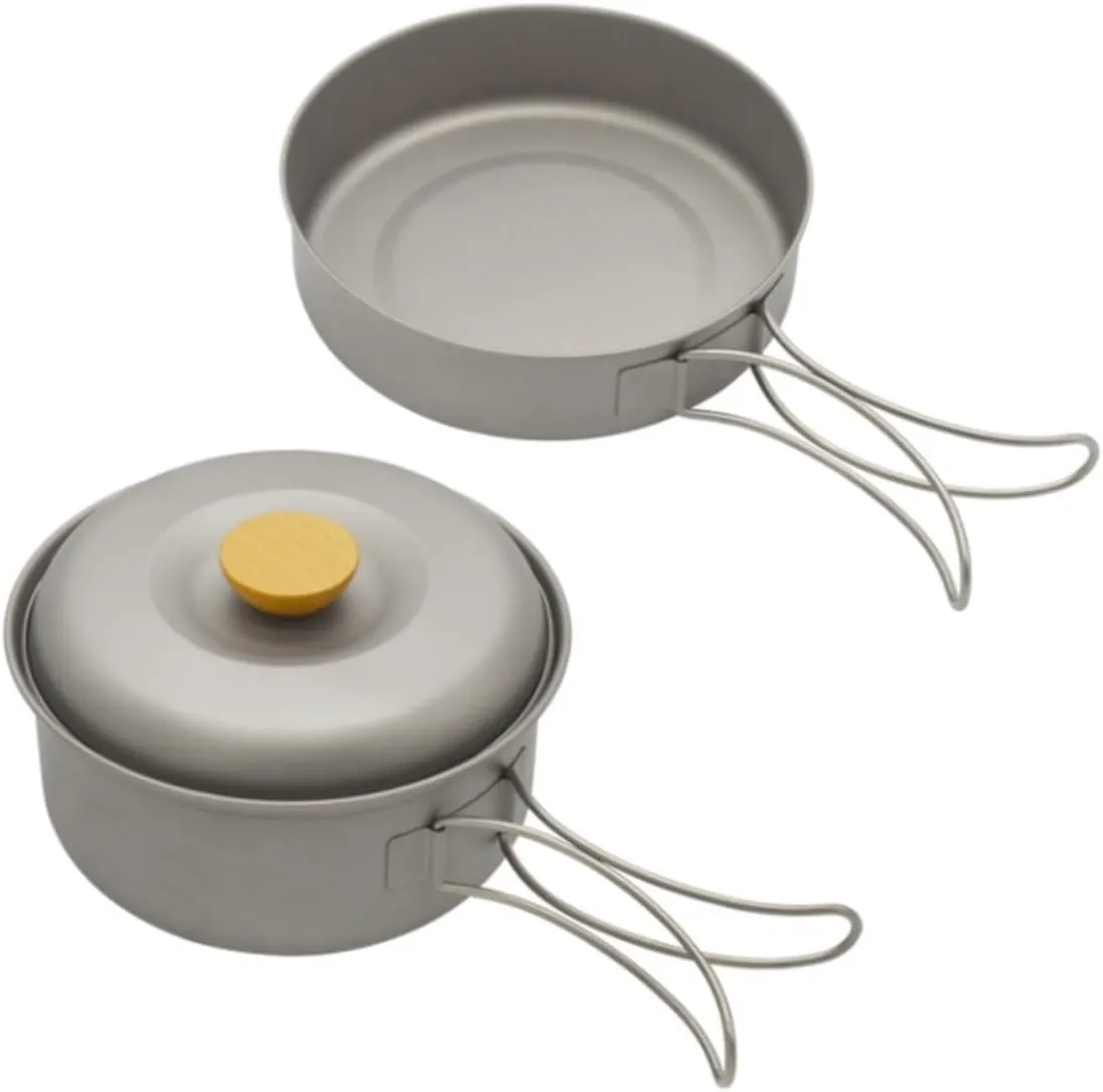 Camping Kitchen Utensil Outdoor Camping Pots Picnic Frying Pan Portable Cooker Frying Pan Picnic Home Soup Pot for Outdoor Cooking