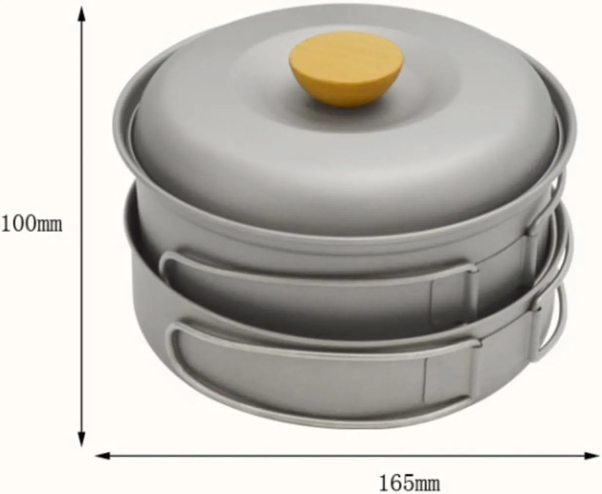 Camping Kitchen Utensil Outdoor Camping Pots Picnic Frying Pan Portable Cooker Frying Pan Picnic Home Soup Pot for Outdoor Cooking