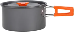 Camping Pot Cookware Compact Boiling Water Portable Camp Stockpot Saucepan for Backpacking Travel Beach Barbecue Explorers