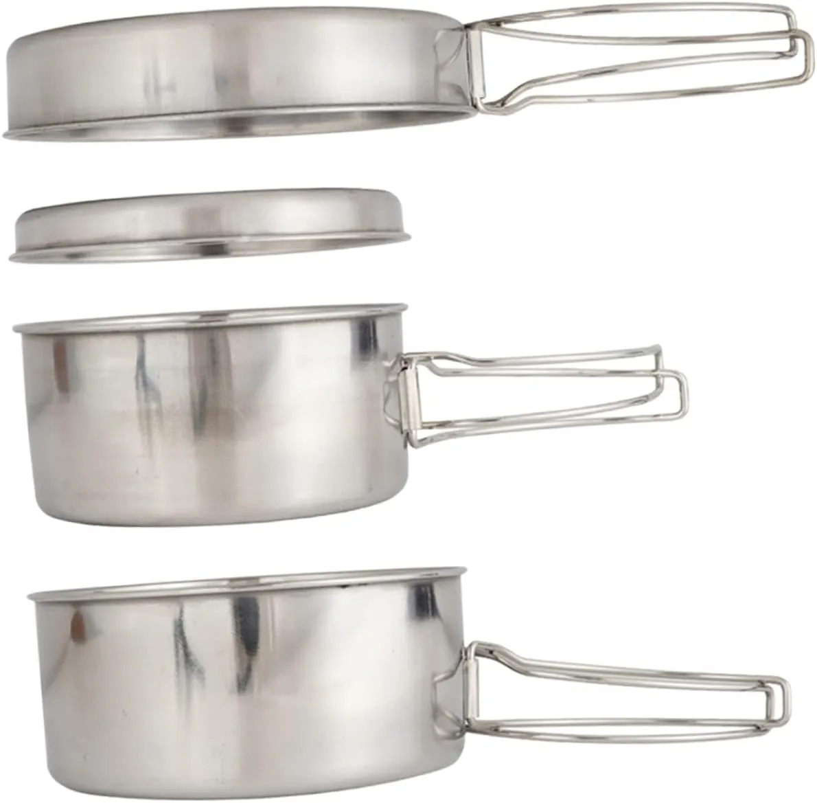 Camping Skillet Camping Utensils Cooking Set Outdoor Cookware Portable Cooking Pan Lightweight Cookware Set