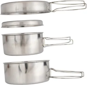Camping Skillet Camping Utensils Cooking Set Outdoor Cookware Portable Cooking Pan Lightweight Cookware Set