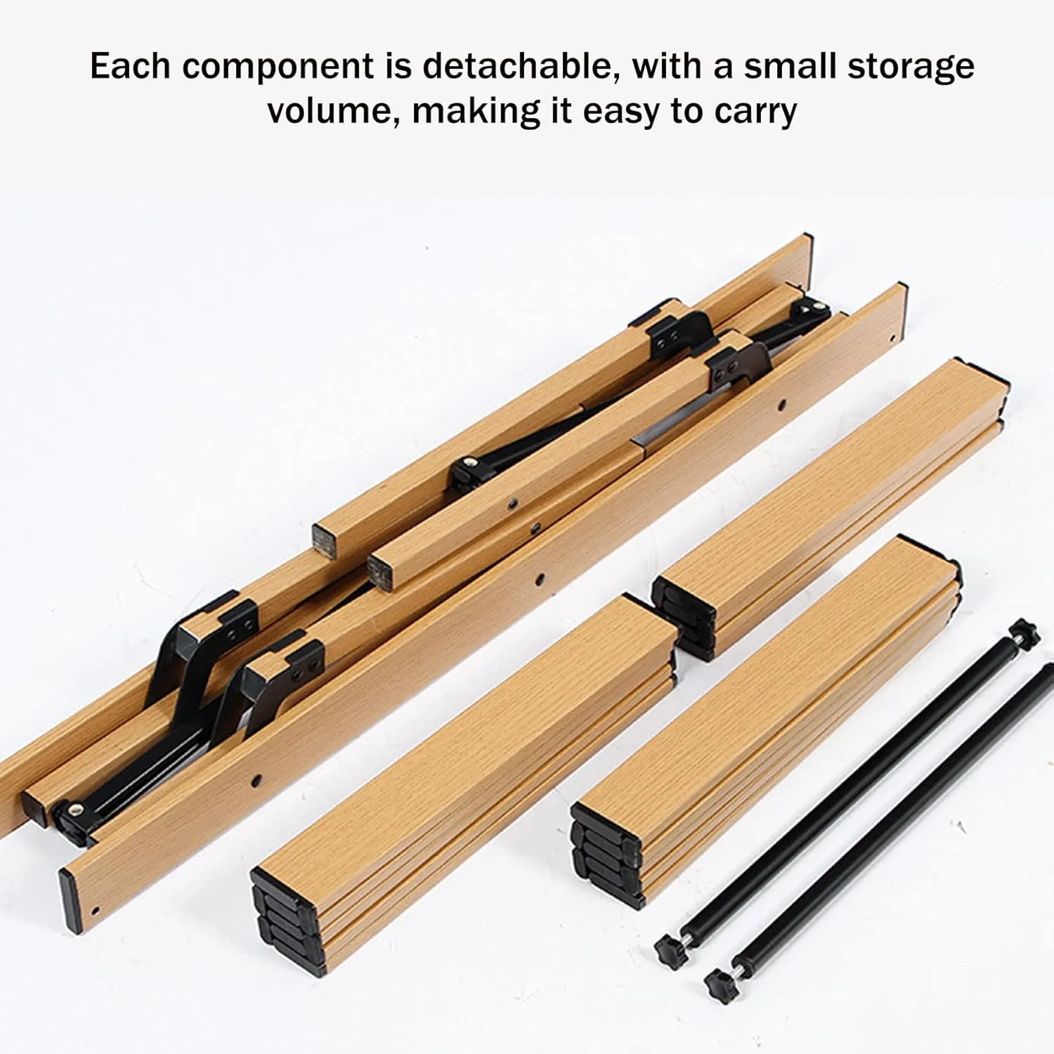 Camping Table Lightweight Foldable, Aluminum Roll-up Table with Easy Carrying Bag, for Beach,Backyard, BBQ, Party, Picnic