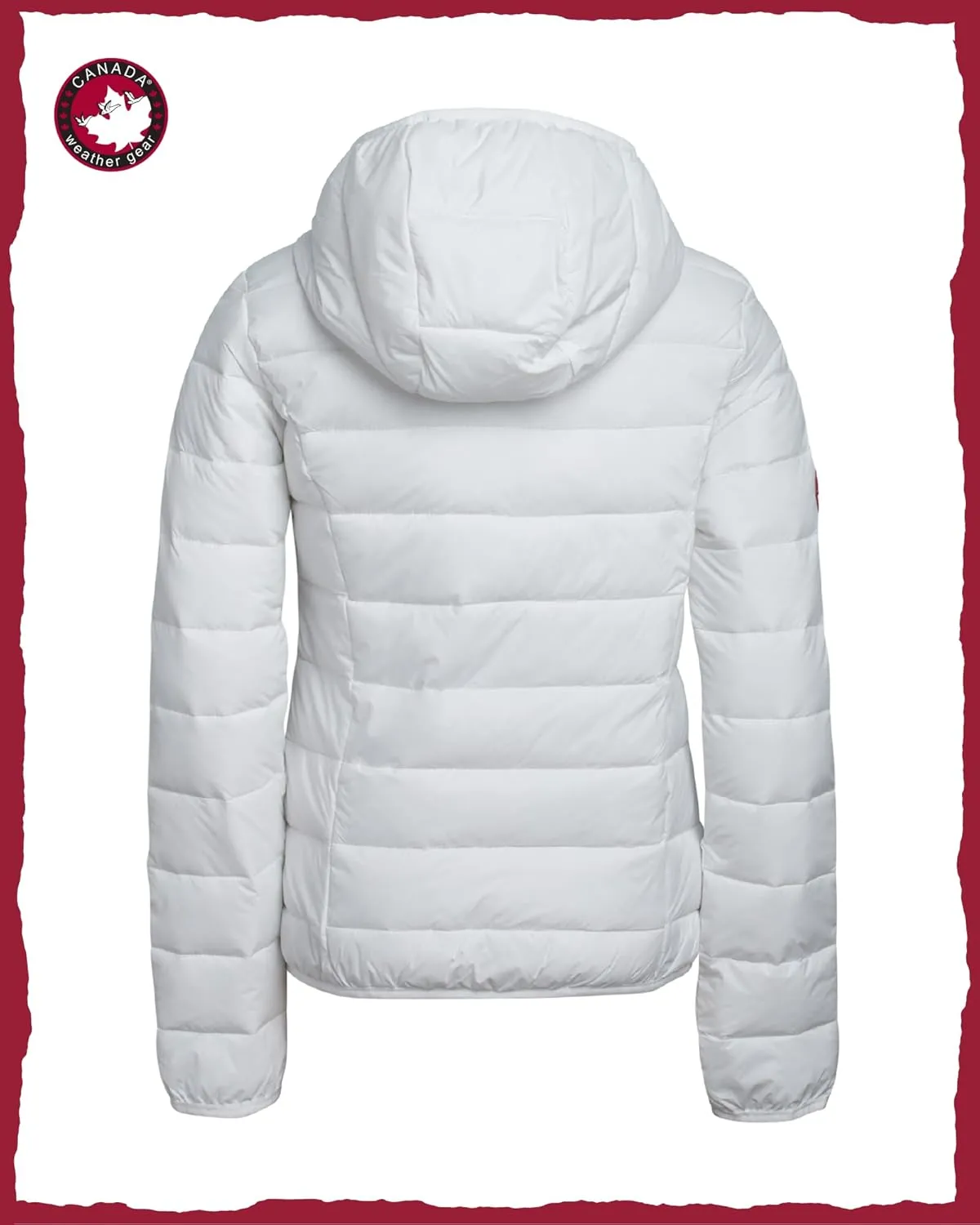 CANADA WEATHER GEAR Women's Puffer Jacket - Packable Bubble Coat, Water Resistant Outerwear Jackets for Women (XXS-M)