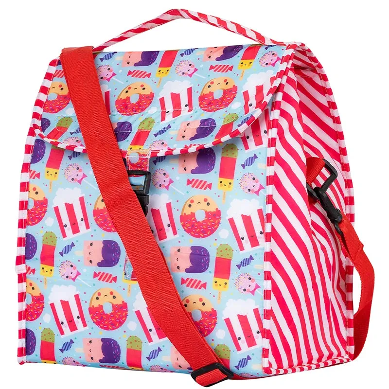 Candy Cane Insulated Lunch Bag