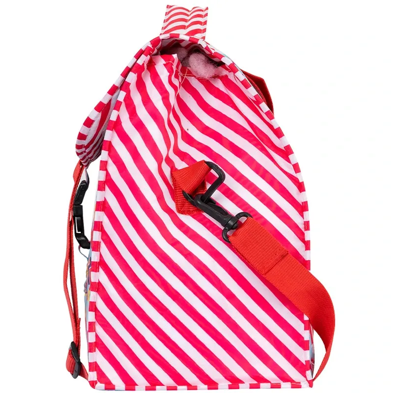 Candy Cane Insulated Lunch Bag