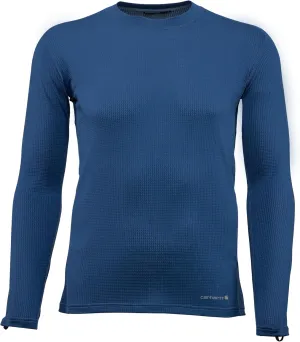 Carhartt Men's Force Lightweight Stretch Grid Base Layer Crewneck Top
