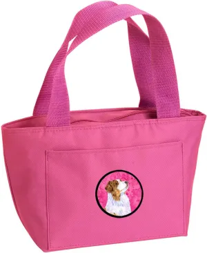 Caroline's Treasures LH9363PK-8808 Pink Australian Shepherd Lunch Bag Insulated Lunch Box Tote Bag for Women Adult Men, Reusable, Large, Multicolor