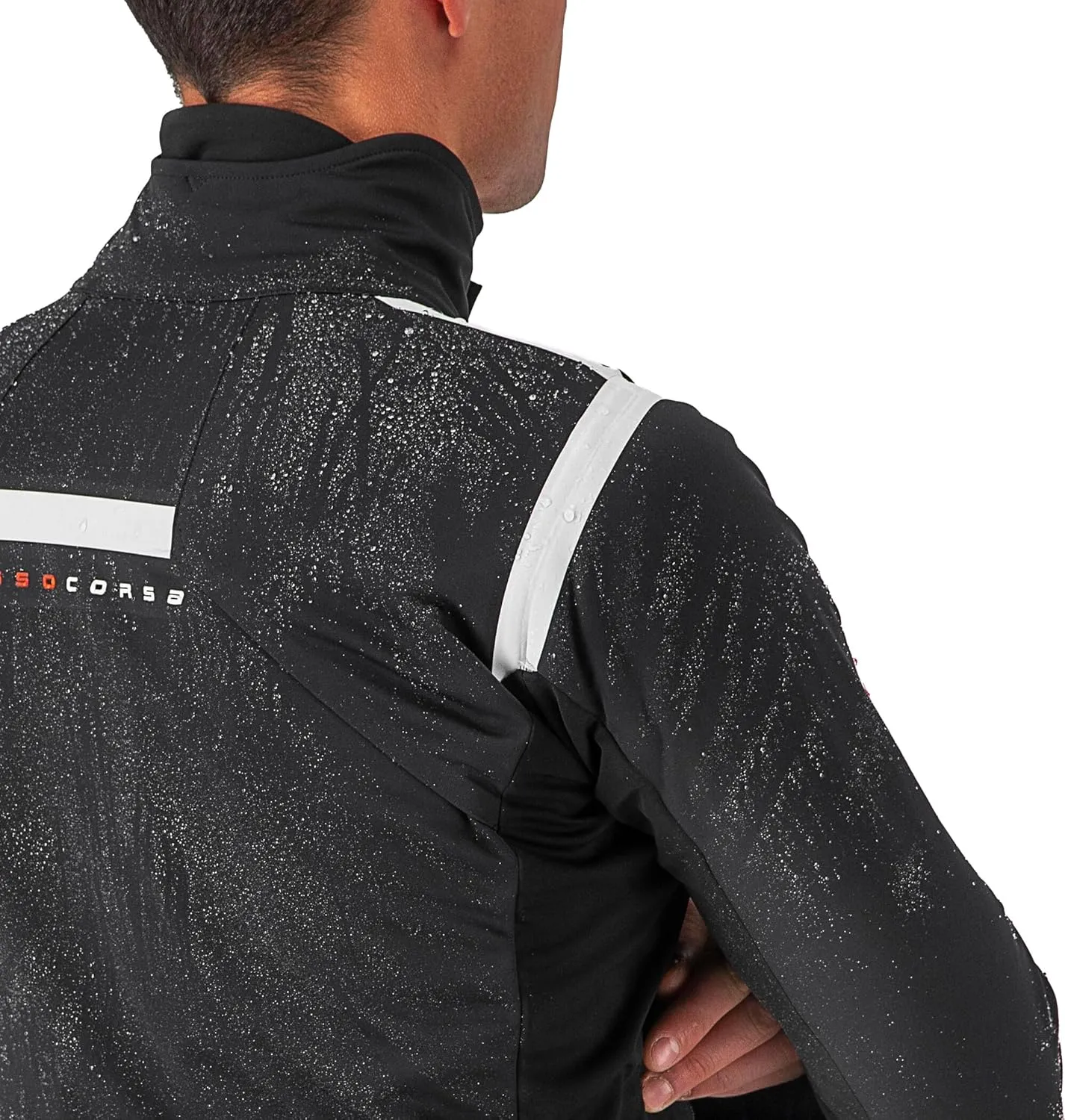 CASTELLI Men's Alpha RoS 2 Jacket, Waterproof, Breathable Lightweight Insulated Winter Protection for Biking & Road Cycling